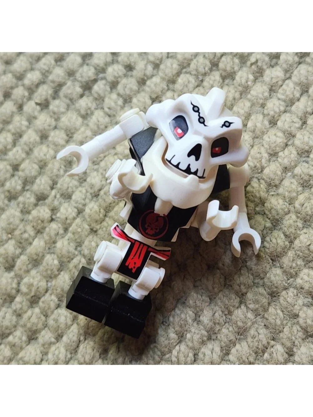 LEGO Ninjago Samukai Minifigure Skulkin 2505 2507 njo0014 Rare Retired Skeleton